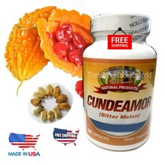 Bitter Melon 100% 1000mg blood Sugar natural Balance CUNDEAMOR Momordica