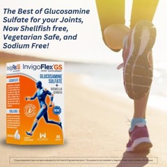 INVIGOFLEX® GS – Advanced Glucosamine Sulfate Joint Support Supplement – 60 Caps