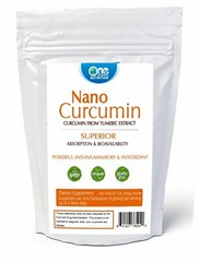 One Planet Nutrition Nano Curcumin Powder – 16 oz (454 Servings) – Family Size