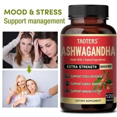 Ashwagandha Root Herbal Supplement 5200mg (30 To 120 Capsules)