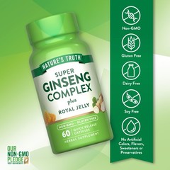 Nature’s Truth Super Ginseng Complex | 60 Capsules | 60 Count (Pack of 1)