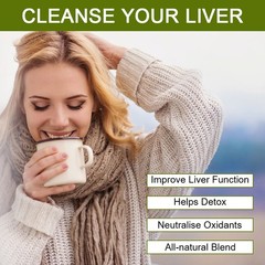 42 Bags Liver Cleanse & Detox Support Liver Detox Tea Herbal Kidney and Pancrea