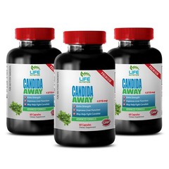 Caprylic Acid CANDIDA AWAY 1275mg Nature Vaginal Flora Yeast Cleanser Pills 3B