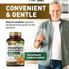 Built by Nature Prostate Support 120 Capsules Saw Palmetto Nettle