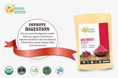 Beetroot Powder Organic for Baking and Smoothies Boost Stamina Gluten Free 5.3oz