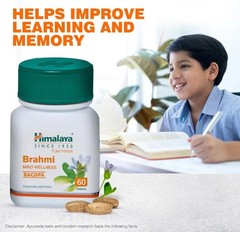 (Pack of 5) Himalaya Brahmi for Improved Alertness & Focus 300 Tablets free ship