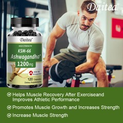 KSM-66 Ashwagandha Capsules | High Strength | Anxiety | Mood | Stress Reduction