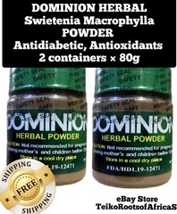 2X Dominion Herbal (Swietenia Macrophylla) Powder Antioxidant Antidiabetic – 80g