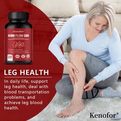 Best Blood Circulation Supplements Vein Support Heart Health 30-120 Pills Vegan