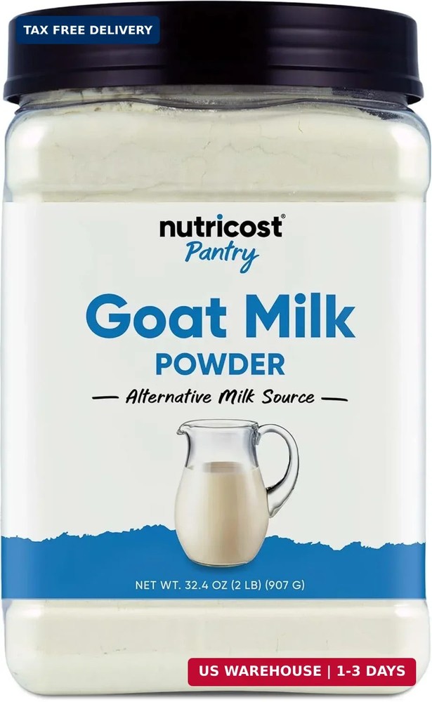 Nutricost Goat Milk Powder 2 LB Unflavored – Gluten-Free, Non-GMO