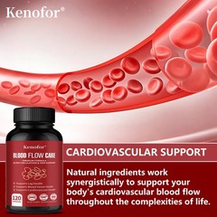 Best Blood Circulation Supplements Vein Support Heart Health 30-120 Pills Vegan