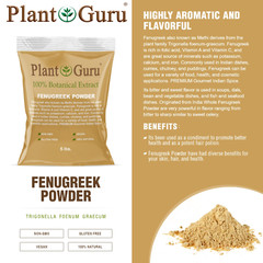 Fenugreek Seed Powder 5 lbs. Bulk Non-GMO Ground Methi Trigonella Foenum Graecum