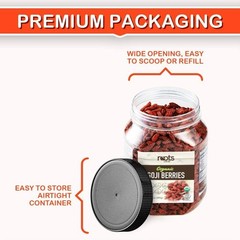 USDA Organic Dried Goji Berries 14.1oz Jar 1 Pack | Bulk Supply of Goji Berry…