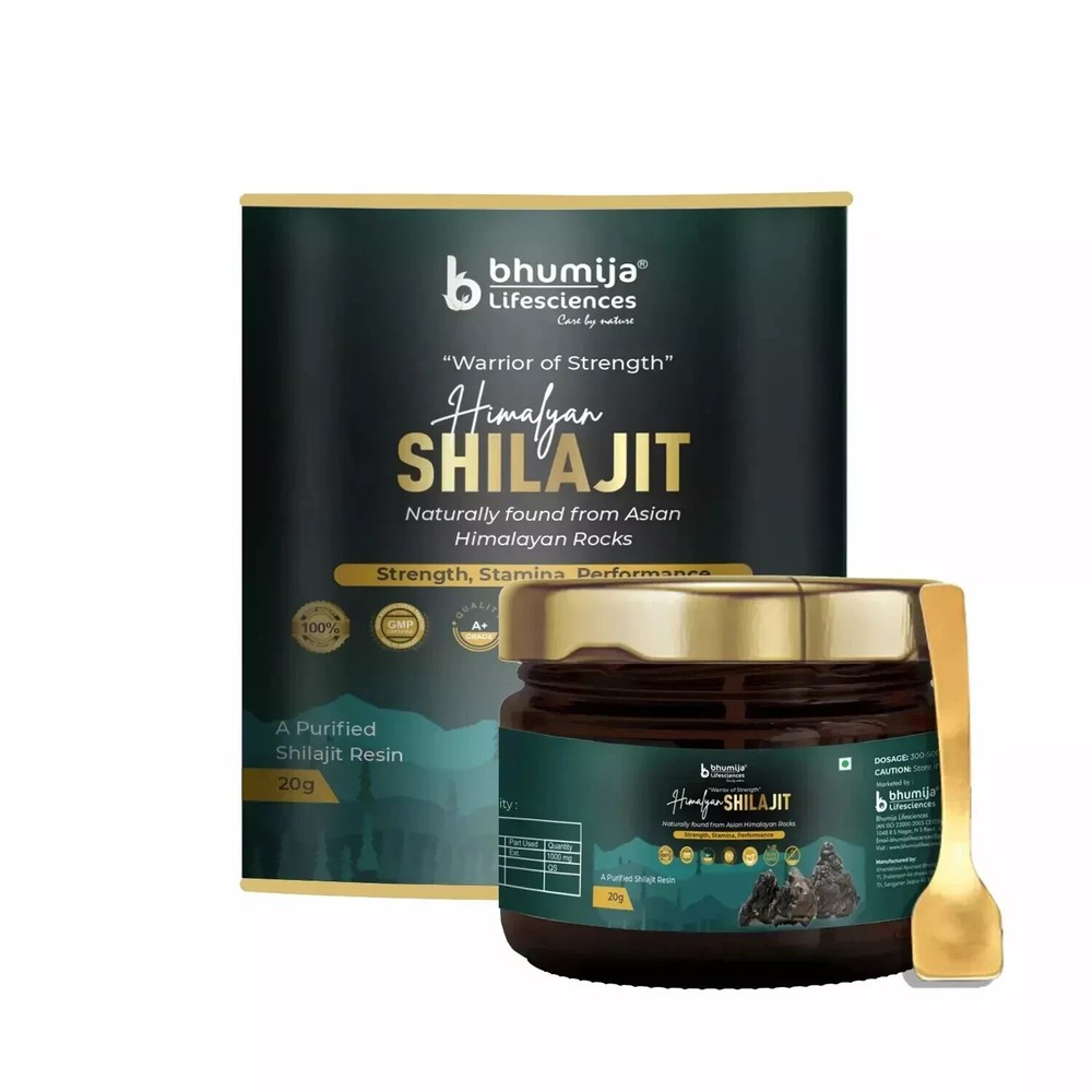 ORGANIC HIMALAYAN Shilajit ,Organic Extremely POTENT 66 SERV- 20 GM..