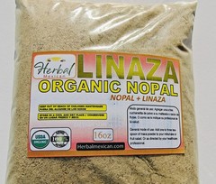 Nopal, Fibra de Nopal, Nopal Con linaza para desintoxicar y bajar de peso 16oz