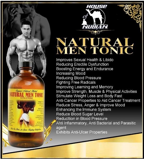 Organic Natural Herbal Natural Men Tonic Extra Strong 16 oz.