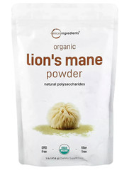 ORIGINAL Micro inggredients Organic Lion’s Mane Powder 1 lb (454 g) EXP. 08/2026