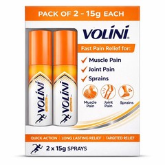 Volini Spray 15g External Muscle & Joint Comfort Support pack of 2 Free shipping