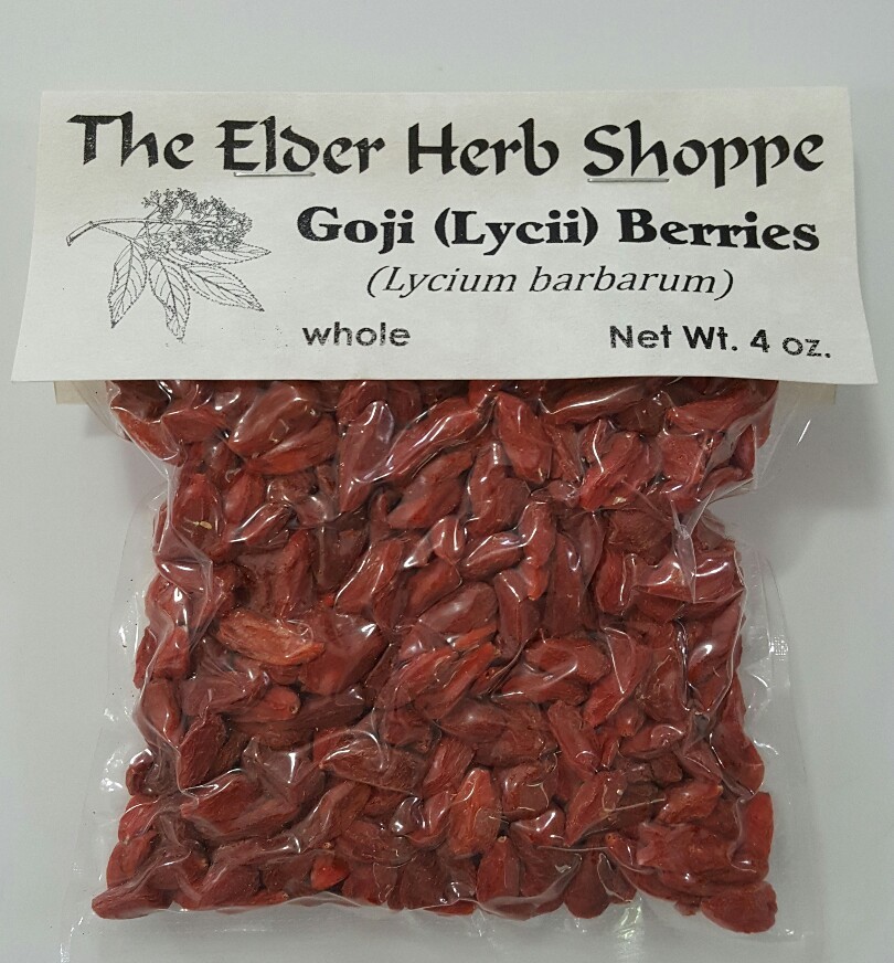 Goji Berry (Lycii) Whole 4 oz. – The Elder Herb Shoppe