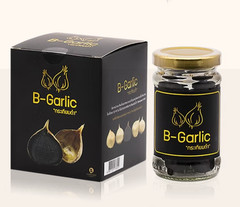 B-Garlic Fermented Black Garlic – 60g – Comes in Glass Jar – 6 Jars
