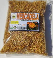 Mercadela flor, Calendula, Flor de Calendula, Calendula flower, Marigold 2oz