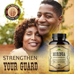 Moringa 100caps Extract Superfood for Skin, Hair, Brain, Wellness, Amino Acid