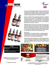 ADH Autism & Attention Deficit Hyperactivity Disorder supplement (Adult 1,60ml)