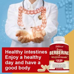 Premium Berberine Hcl – With Ceylon Cinnamon – Supports Blood Sugar Health