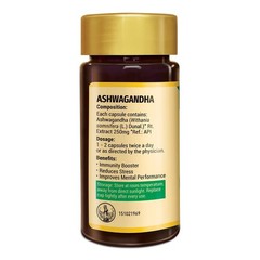 Zandu Ashwagandha 60 Veg Caps | 100% Pure Ashwagandha Root Extract