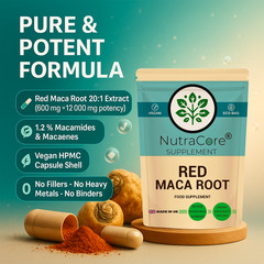 Maca Root Caps 12000mg Max Strength-(1.2% Macamides & Macaenes)-Digestion-90Cpas