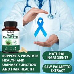 Saw Palmetto Urinary Aid Capsules to Support Healthy Prostate Functions