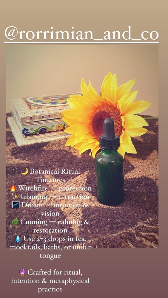 Dream Tincture, botanical extract for ritual use (1oz Amber glass dropper)