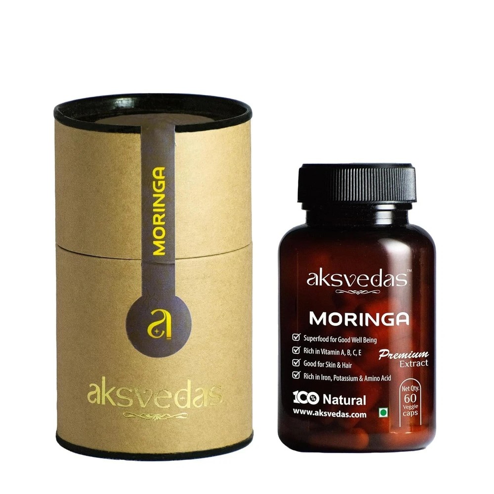 Aksvedas Moringa Capsules, 60 Capsules Y473