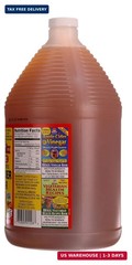 Organic Apple Cider Vinegar, Raw, Unfiltered, With The Mother, 128 oz