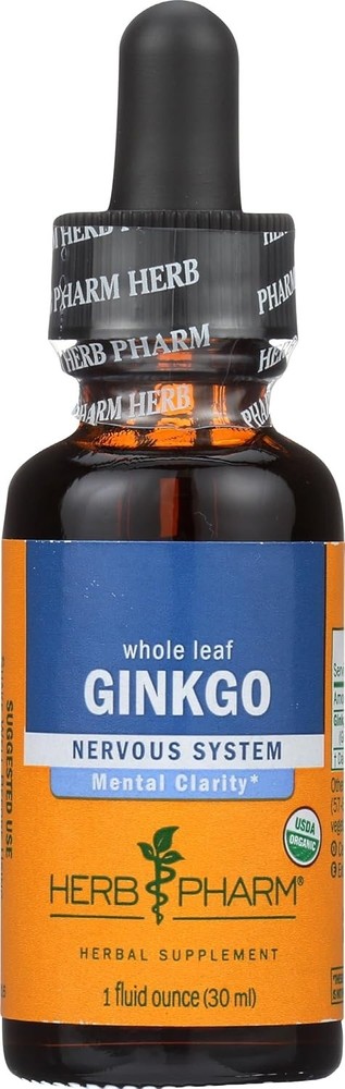 Herb Pharm Ginkgo Whole Leaf 1 fl oz 30 ml FREE SHIPPING