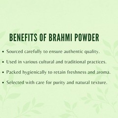 100 Gm Centella Asiatica Powder – Pure Gotu Kola & Brahmi for Hair and Skin Care