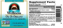 Source Naturals Wellness Oil of Oregano 1 Fluid oz