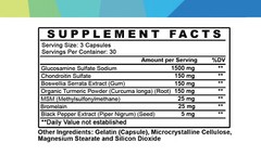 Angry Supplements Ultra Turmeric and Joint Support w. Glucosamine 2-Pack