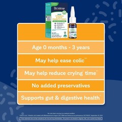Biostime Baby Vitamin D & Colic Probiotic Drops for Newborns to 3 Years Old 32 s