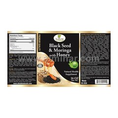 Black Seed & Moringa with Honey – 16 OZ