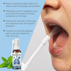 Breath Smooth Lung Herbal Cleansing Spray Relieve Lung Discomfort G7U01212 RY .