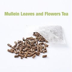 40 Bags Dried Mullein Leaf Tea for Lungs – Lung Detox Cleanse Tea for Smokers –