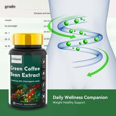 Green Coffee Bean Extract Support Weight Loss Fat Burner Energy Boost 800mg 30ct