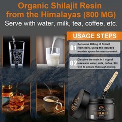 Shilajit – EXTRA STRENGTH – 56% Natural Fulvic Acid – 90 Caps – Energy Support