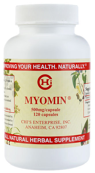 Myomin by Chi Enterprise Inc. – 500mg / Capsule – 120 Caps – Herbal Supplement