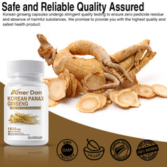 360 Caps Maca Root & L-Arginine & Korean Red Panax Ginseng 3in1 Male Enhancing
