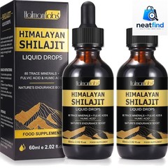 Shilajit Pure Himalayan Organic Resin Drop, Pure Himalayan Shilajit Resin Liq…
