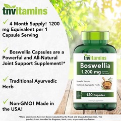 Boswellia Serrata Herbal Extract Capsules 1200 Mg Capsule-USA