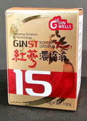 GINST 15 Korean Red Ginseng Extract 100g (3.5274 oz) NIB