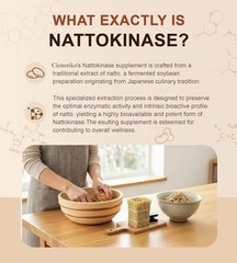 Nattokinase Supplement | Nattokinase 8000 FU and CoQ10 180 Count (Pack of 1)